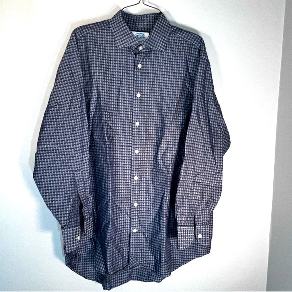 Charles Tyrwhitt Shirt Mens  16 1/2  33/42 long sleeve‎ Button Up flannel - Picture 1 of 6
